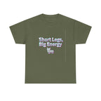 Short Legs Big Energy with a Corgi Image T-Shirt