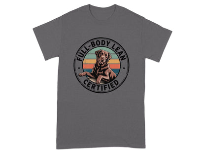Full-Body Lean Certified Dog Graphic T-Shirt product type
