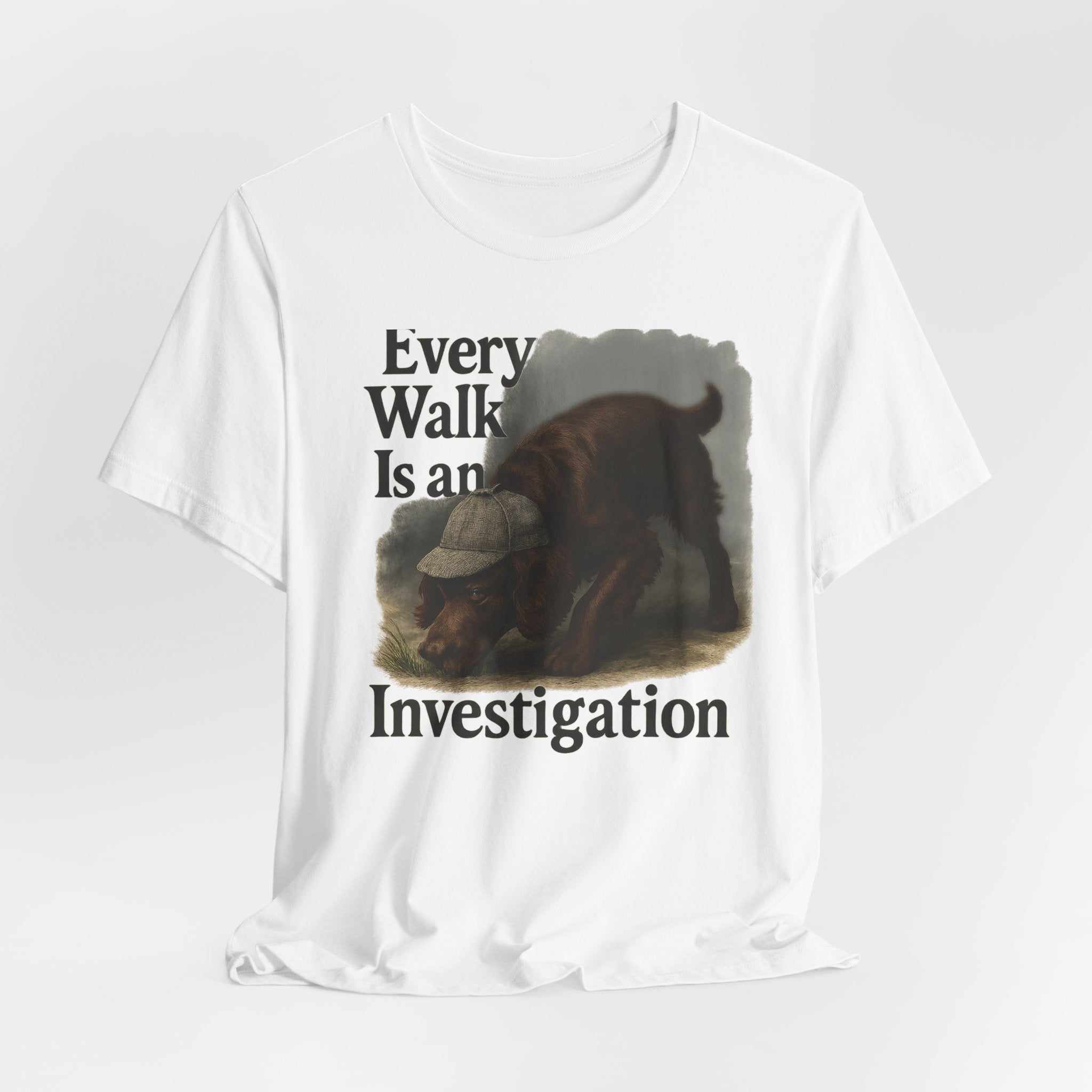 Boykin Spaniel Every Walk Is an Investigation Tee