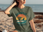 Key West Florida Boat Sunset Graphic T-Shirt product type