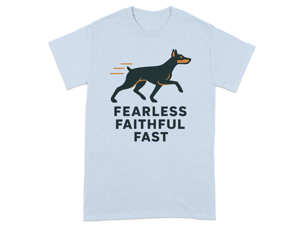 Fearless Faithful Fast Dog Graphic T-Shirt