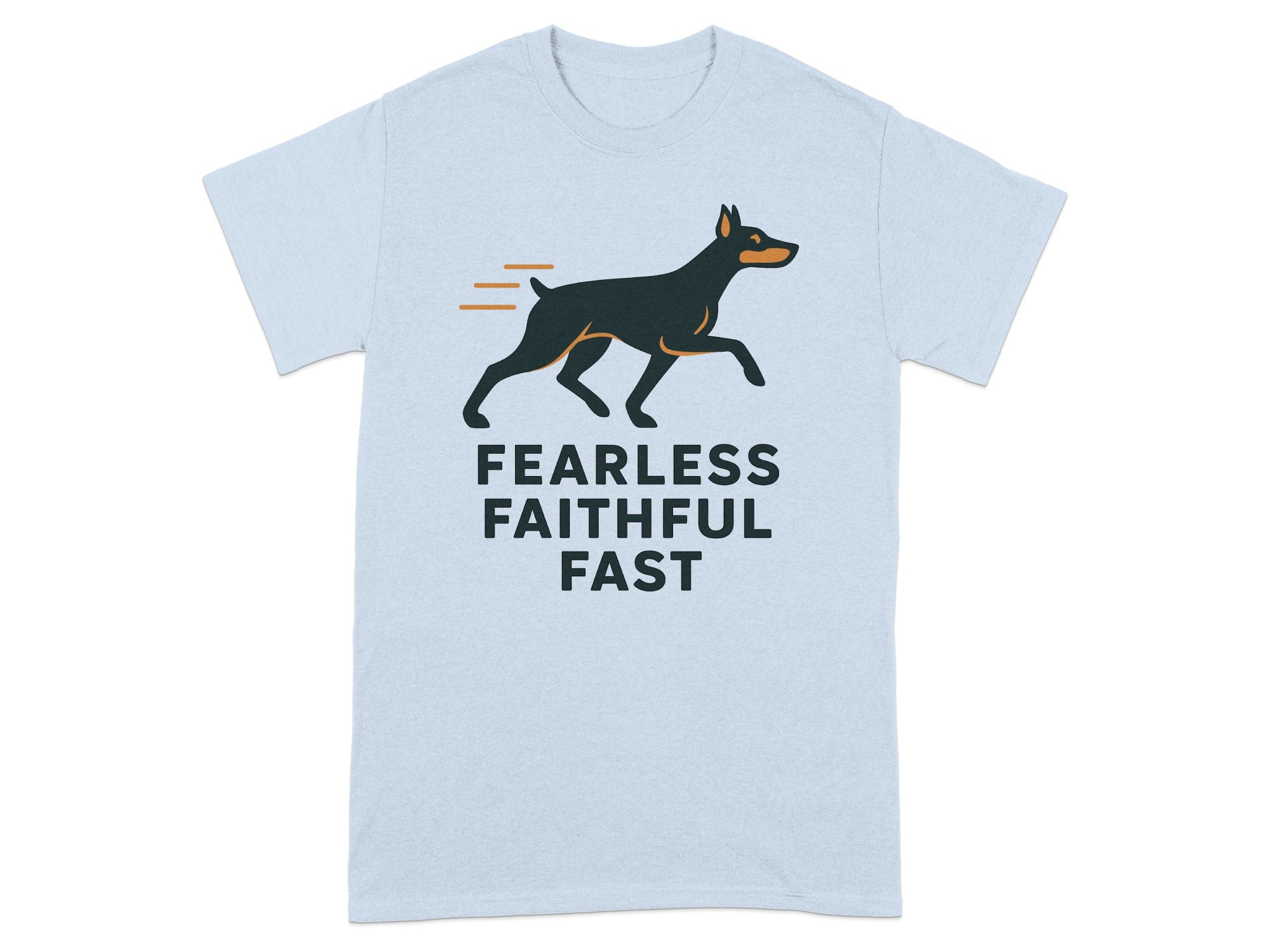 Fearless Faithful Fast Dog Graphic T-Shirt