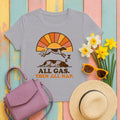 German Shorthaired Pointer All Gas Then All Nap T-shirt in Athletic Heather