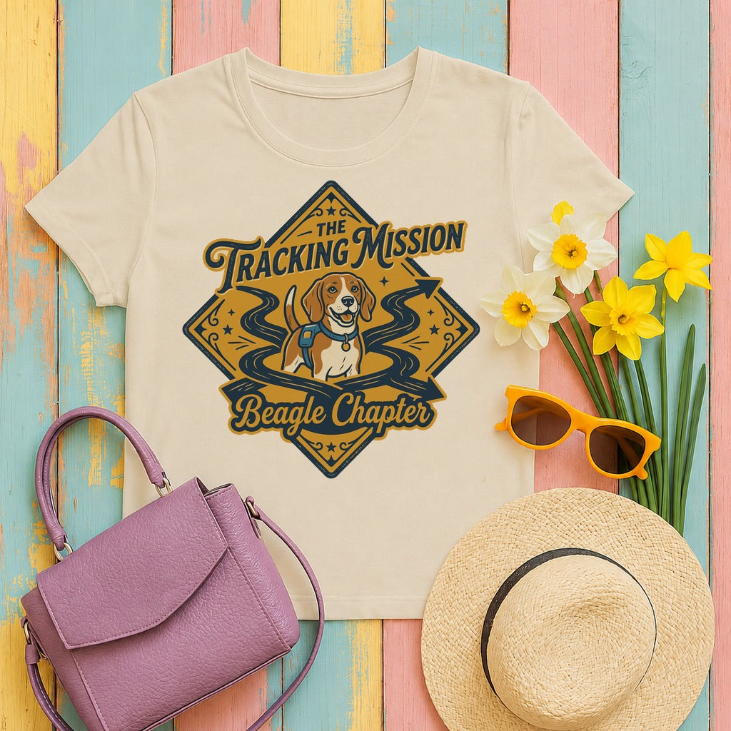 migbackfill beagle-chapter-tracking-mission-t-shirt tee flat lay hero v8