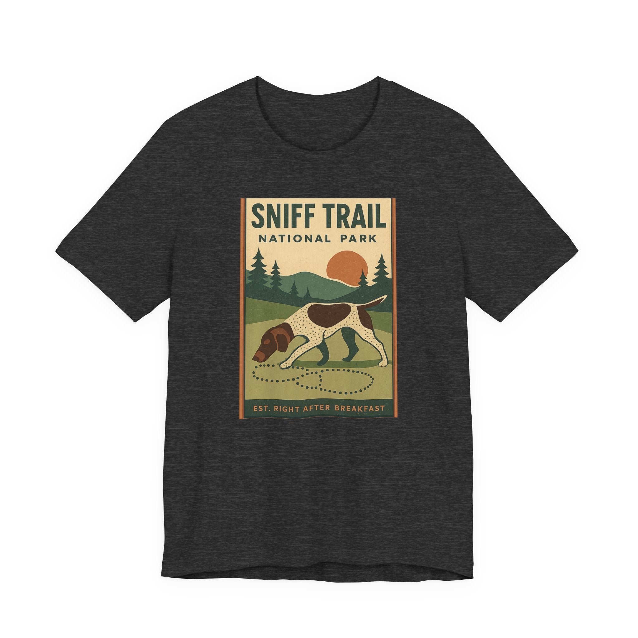 German Shorthaired Pointer Sniff Trail National Park Tee