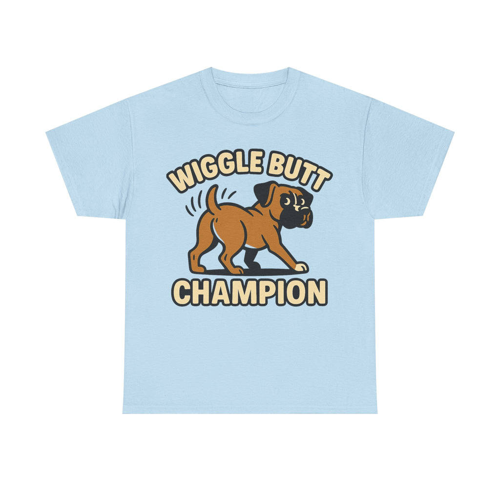 Boxer Dog Unisex Tee - Wiggle Butt Champion