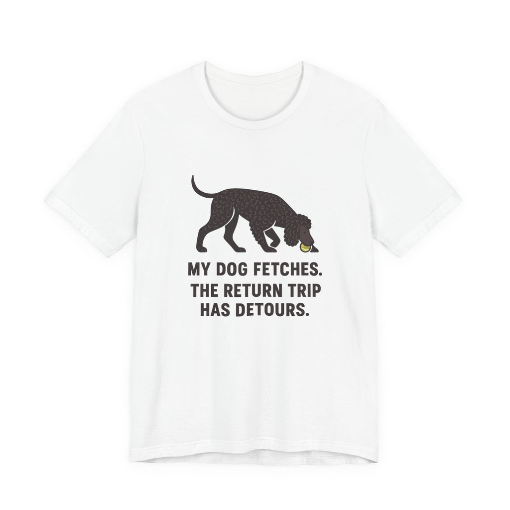 Irish Water Spaniel Return Trip Has Detours Tee