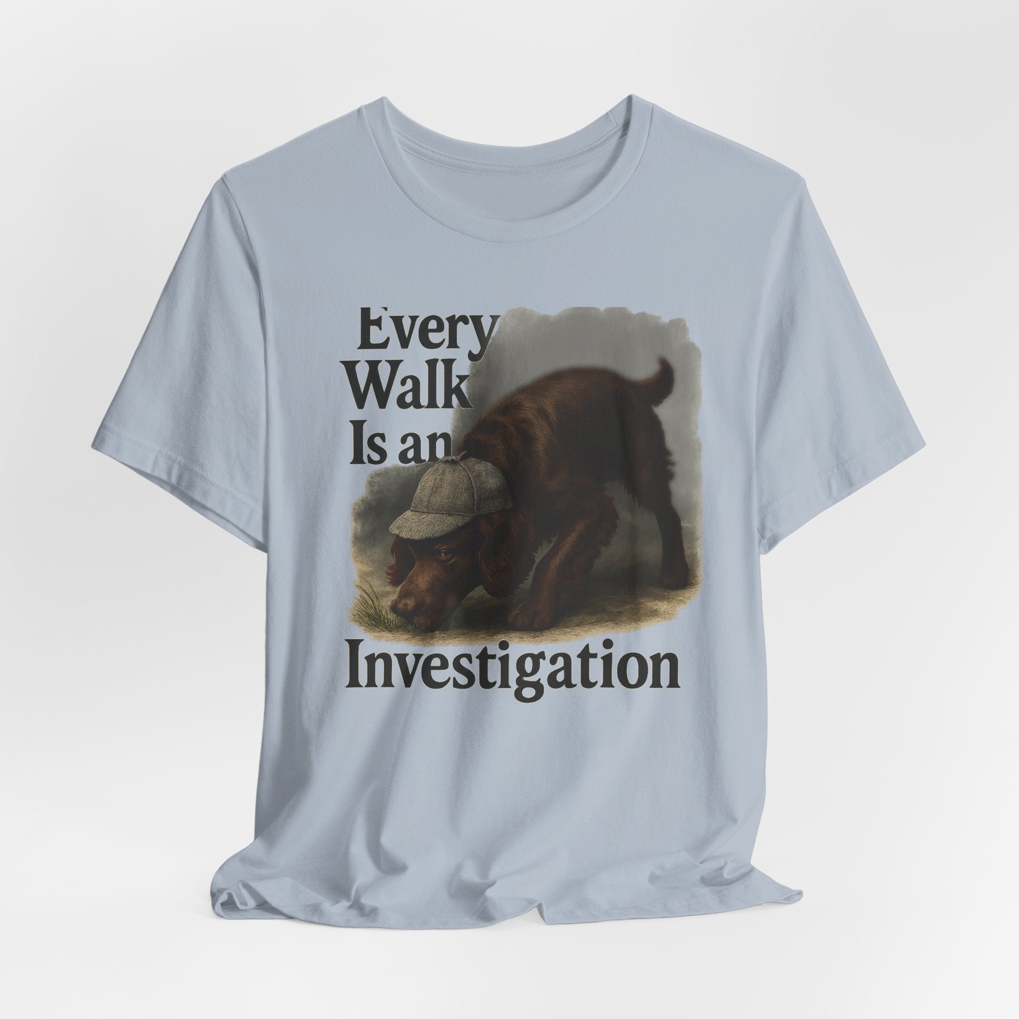 Boykin Spaniel Every Walk Is an Investigation Tee