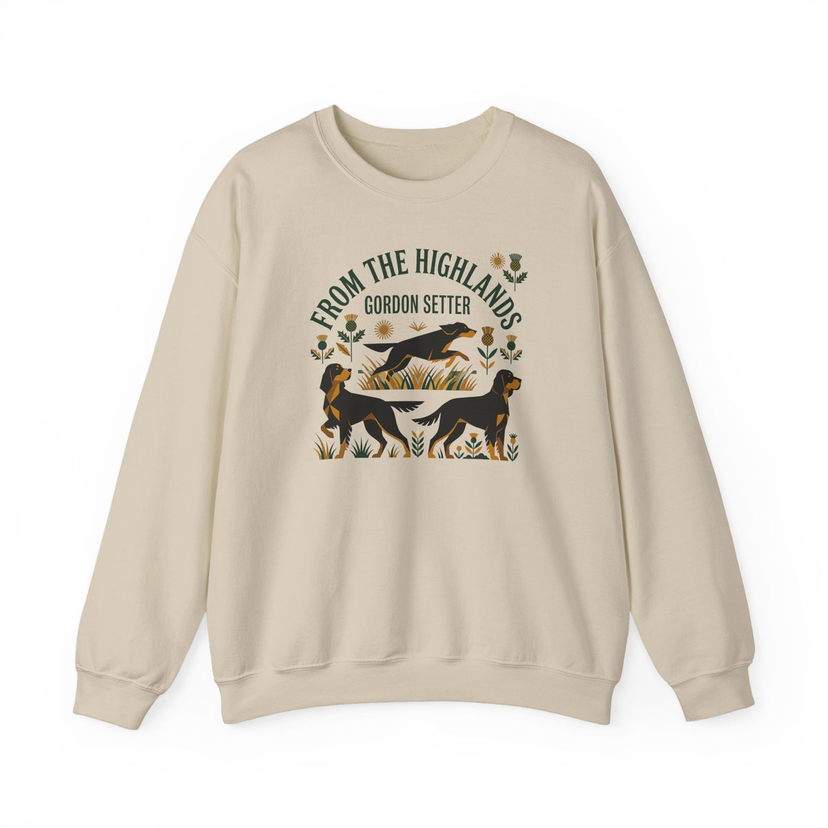 Highland Gordon Setter Sweatshirt in Sand