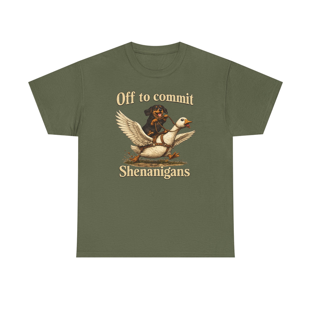 Shenanigans Unleashed Dachshund T-Shirt