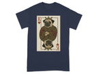 King of Hearts playing card featuring two pugs and the letter K.