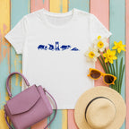 Heritage Collie Motion Graphic T-Shirt in White