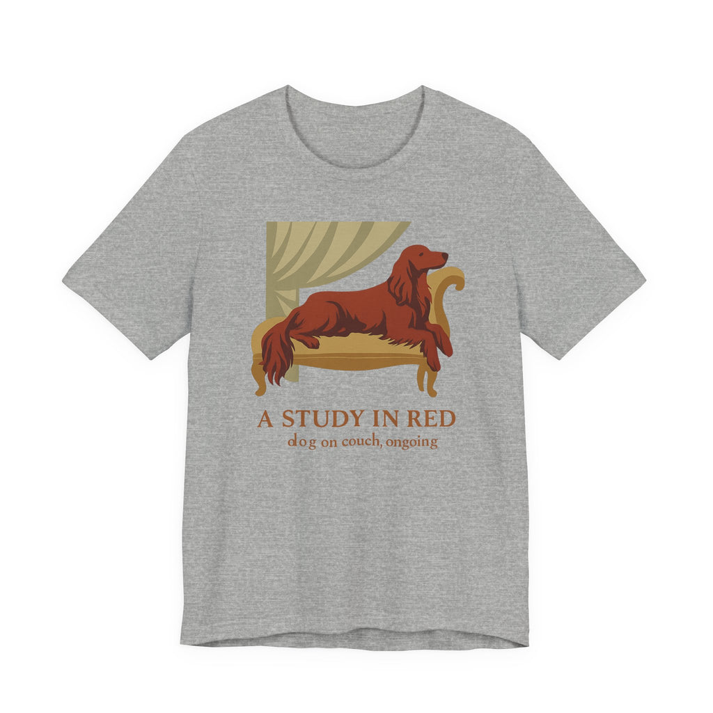 Irish Setter A Study in Red Tee