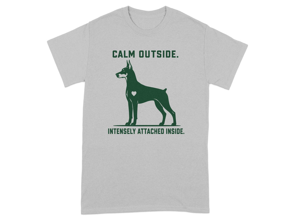 Calm Outside Doberman T-Shirt