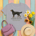 Gordon Setter Field Guide Tee in Athletic Heather