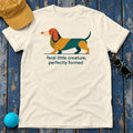 Perfectly Feral Dachshund T-Shirt in Natural
