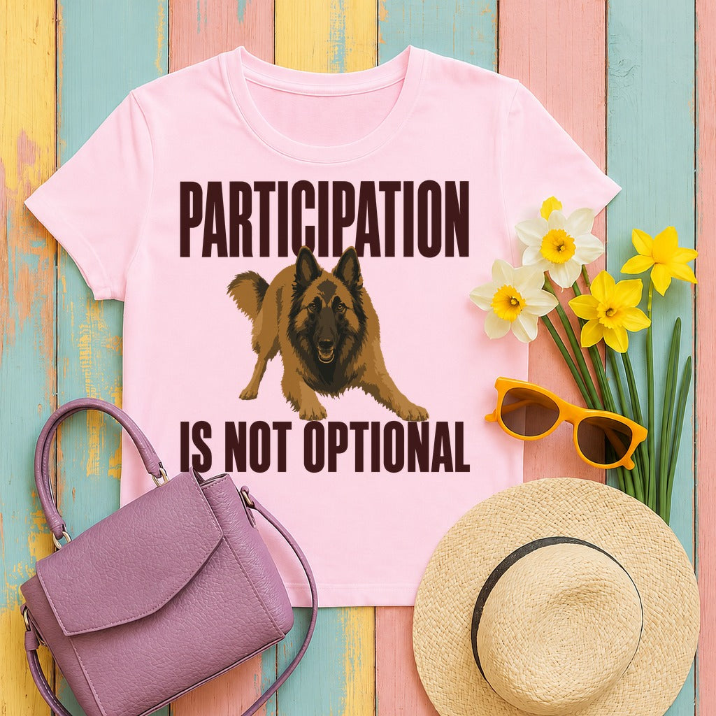 Play Participation Belgian Tervuren T-Shirt in Light Pink