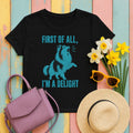 The Delightful Barker Sheltie T-Shirt in Black