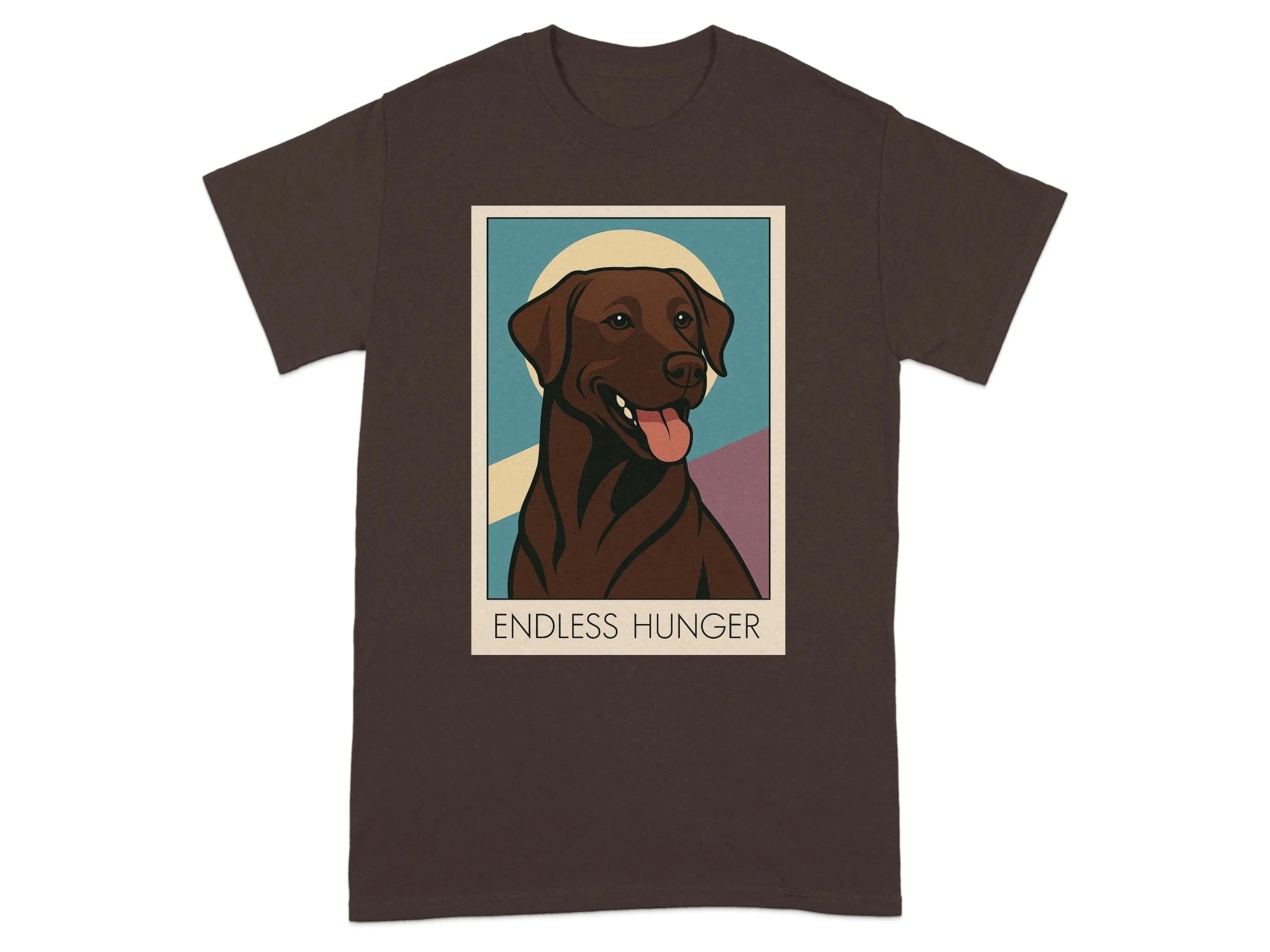 Endless Hunger Chocolate Labrador T-Shirt T-shirt