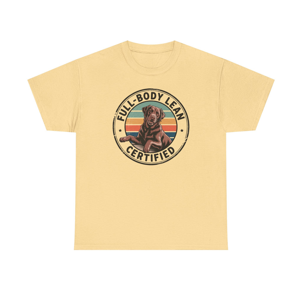 Full Body Lean Certified Chocolate Labrador Retriever T-Shirt