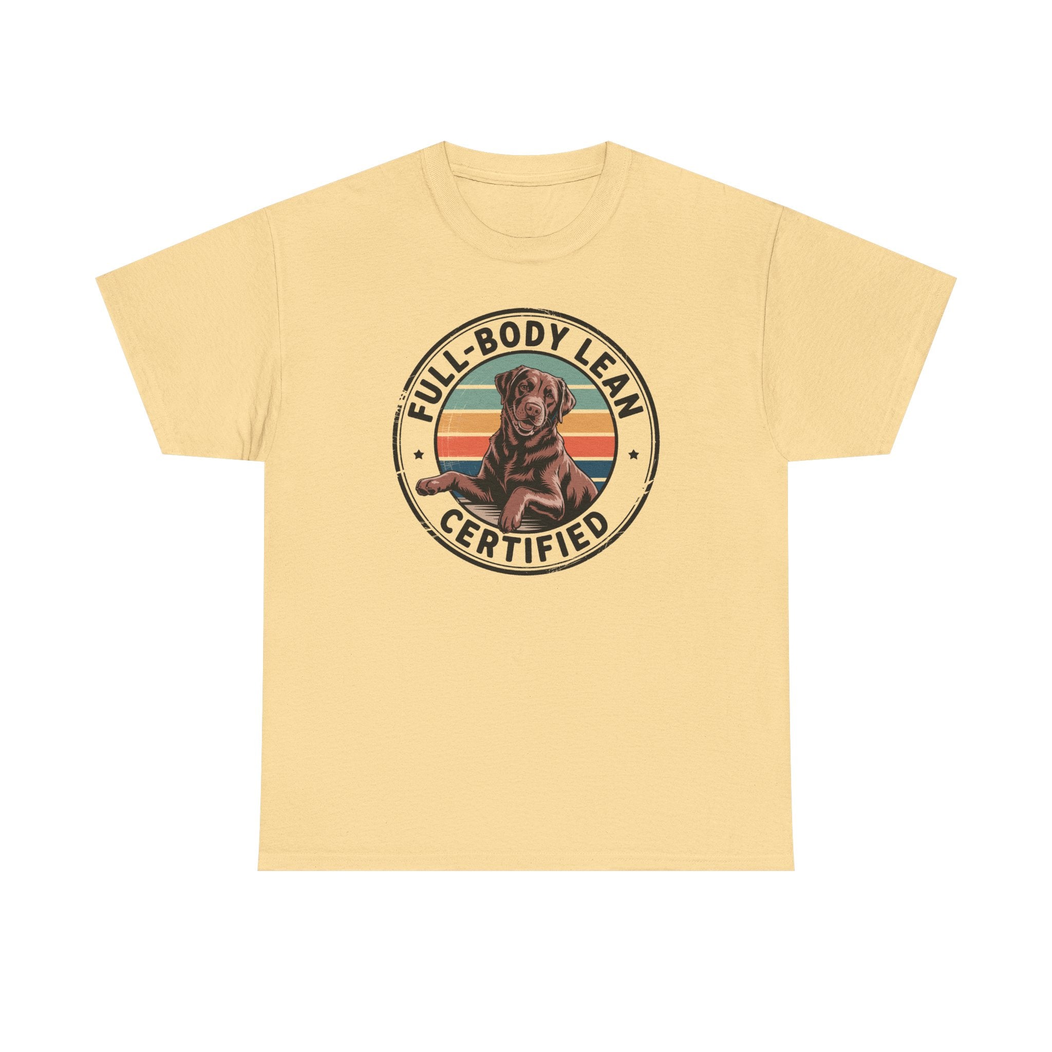 Full Body Lean Certified Chocolate Labrador Retriever T-Shirt