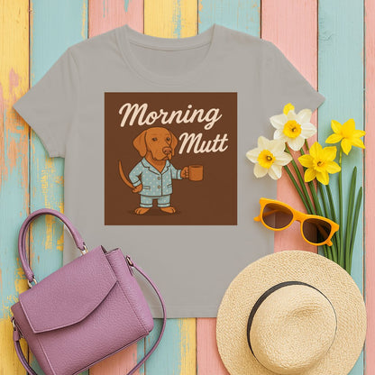 Morning Mutt Graphic Tee Design Casual product