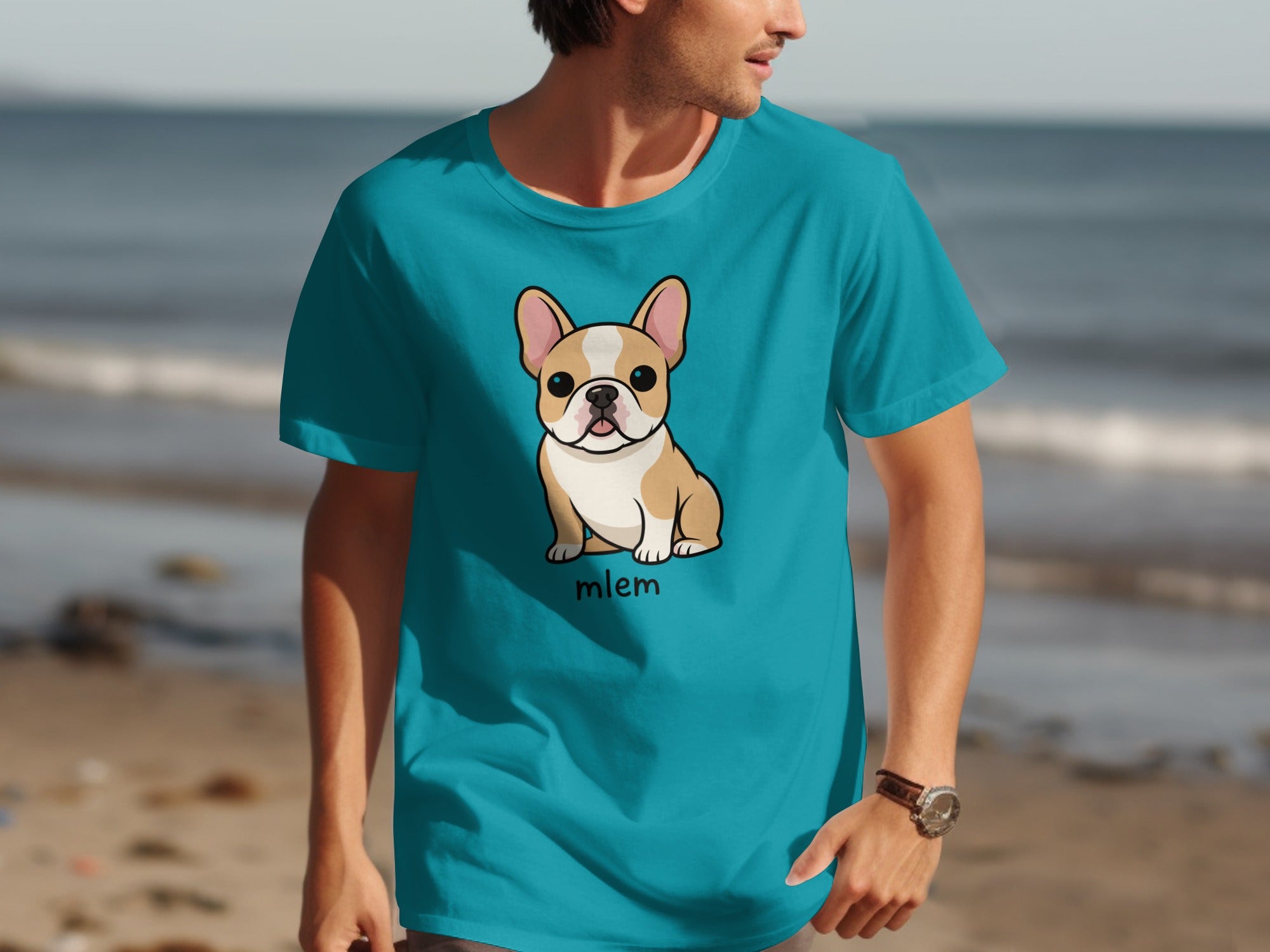 French Bulldog Cartoon Graphic Tee for Dog Lovers
