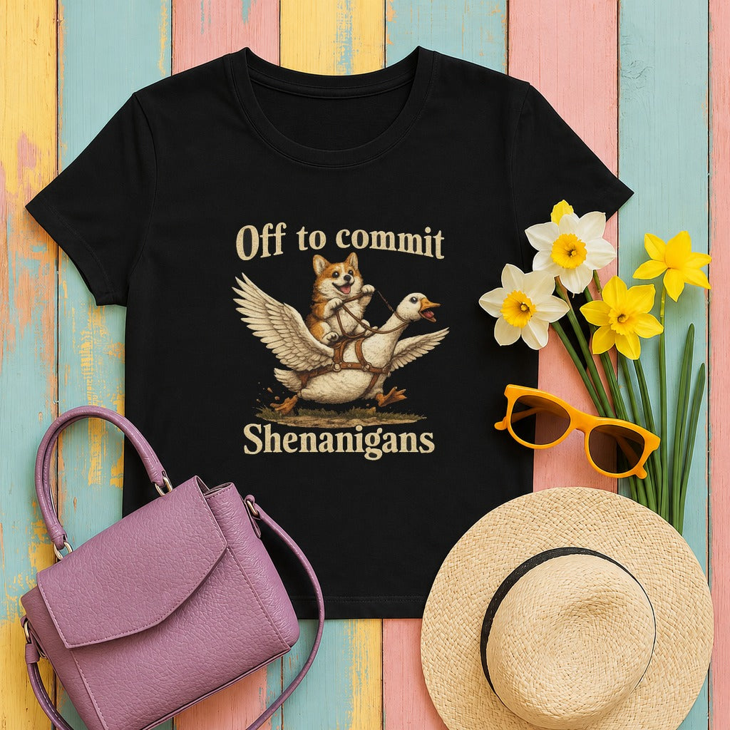 mig goose-shenanigans tee flat lay hero v8