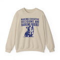 The Executive Corgi Decisions Sweatshirt in Sand