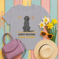 Flat-Coat Always Watching Always Judging Tee in Athletic Heather