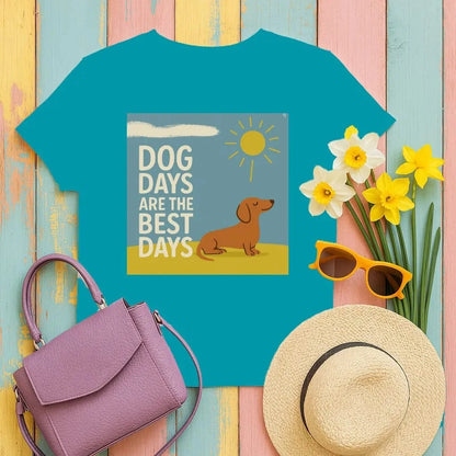 Dog Days Are The Best Days Dachshund T-Shirt T-shirt