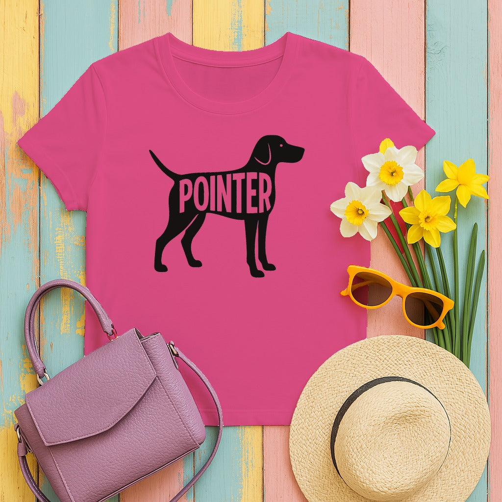 The Pointer Profile Premium T-Shirt in Heliconia