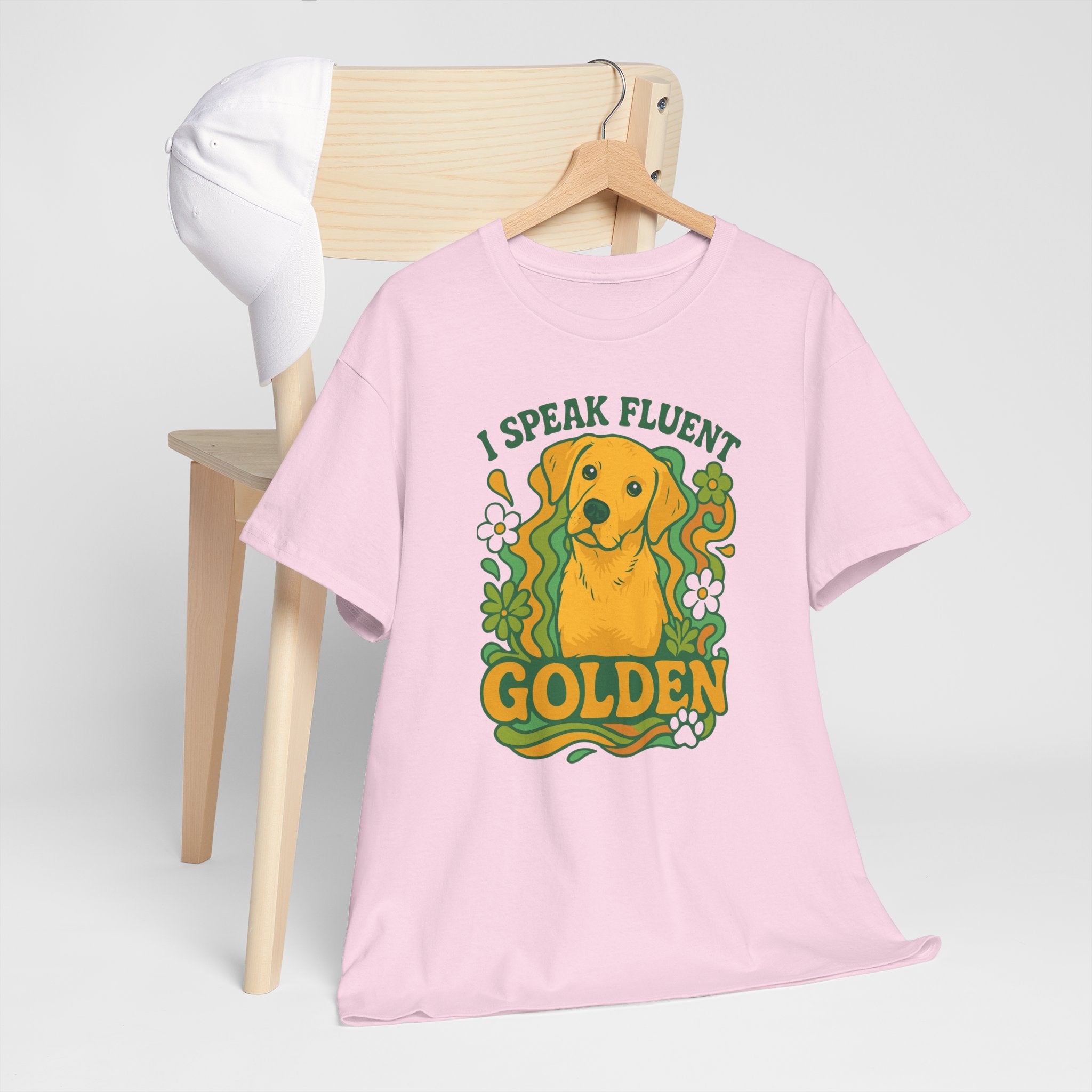 Golden Retriever T-Shirt - I Speak Fluent Golden