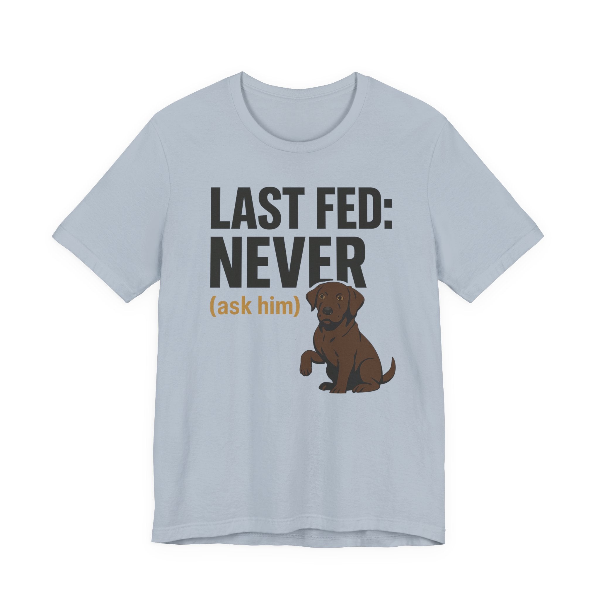 Chocolate Lab Last Fed Never Tee