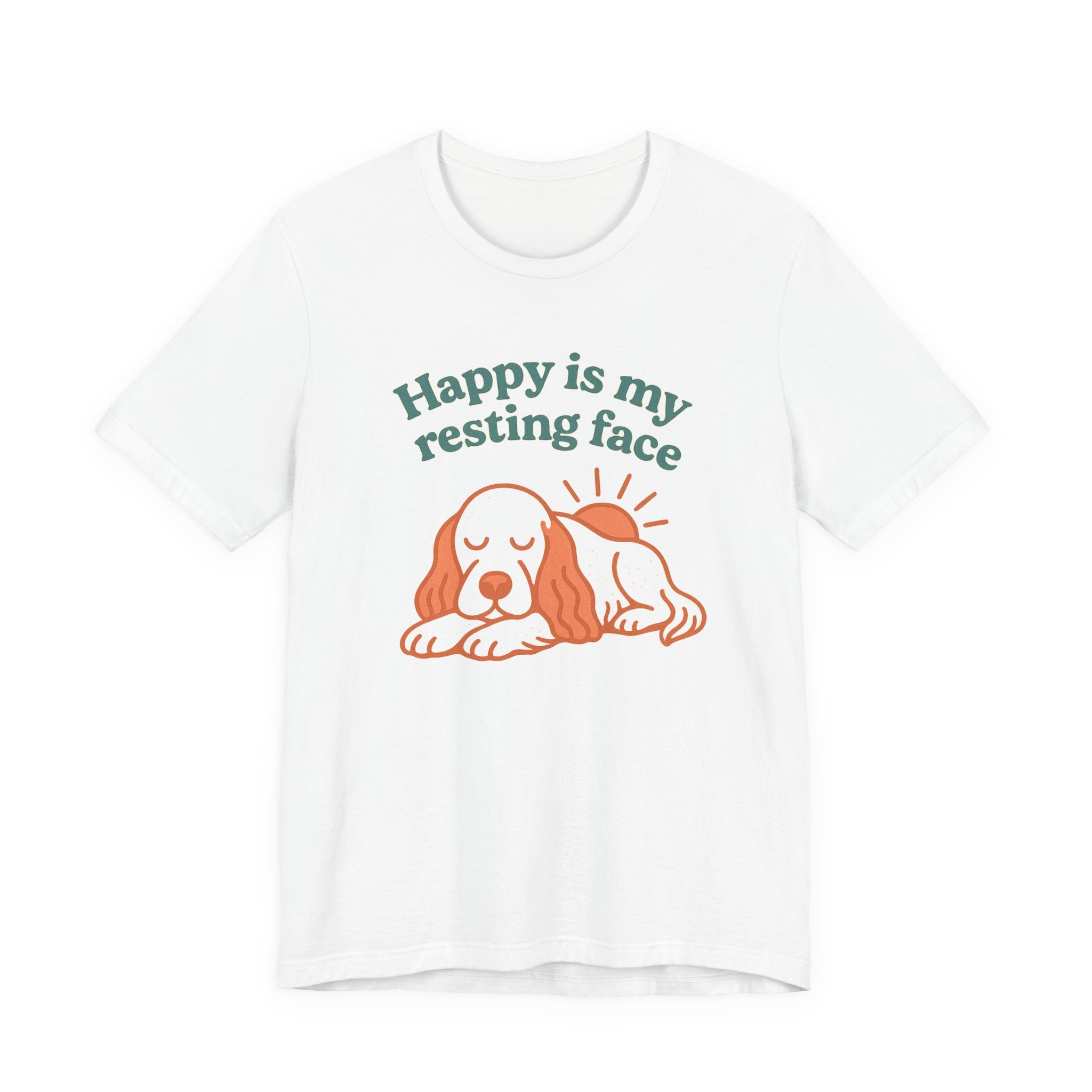 English Setter Happy Is My Resting Face Tee