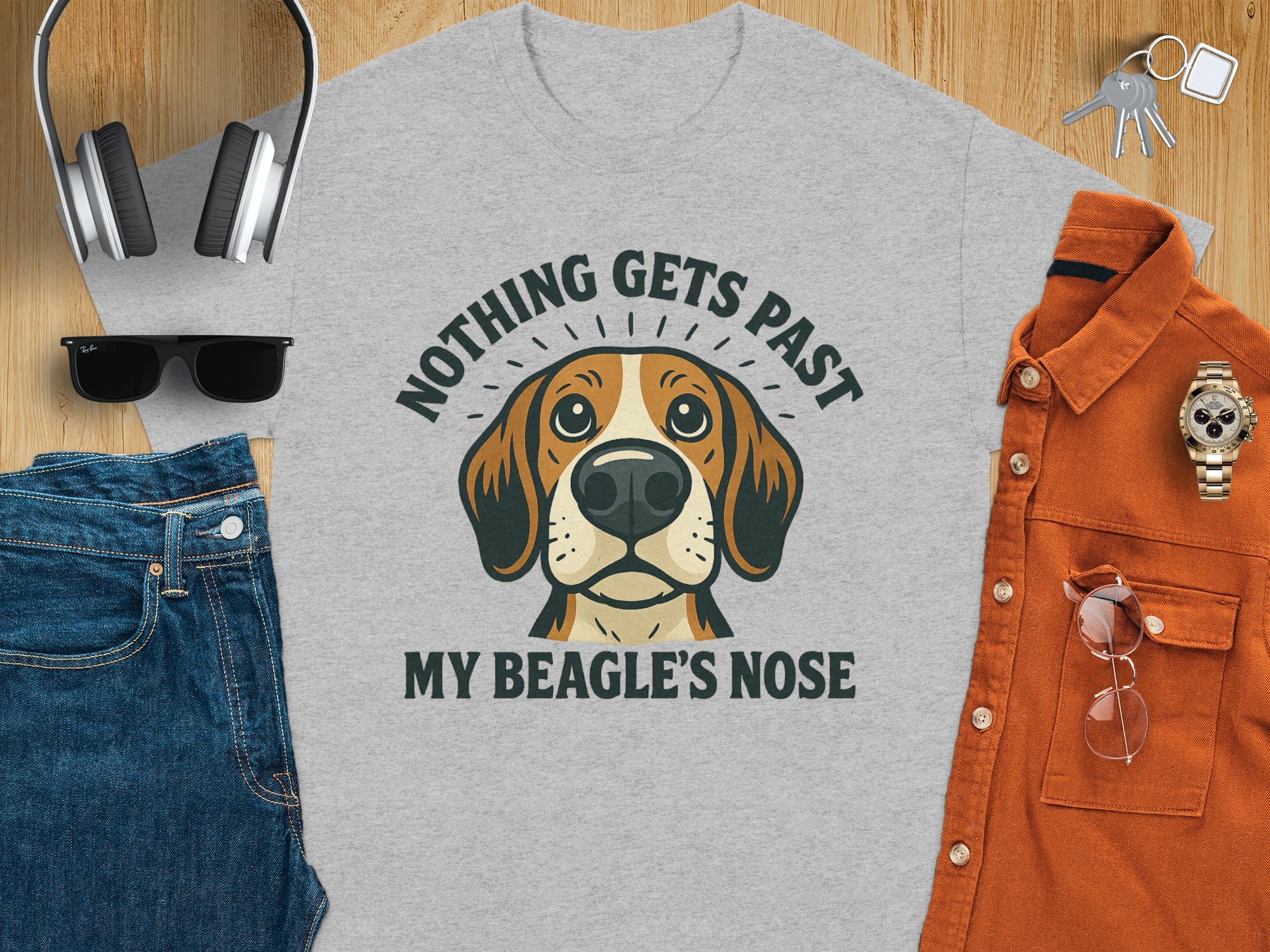 Nothing Gets Past My Beagle's Nose T-shirt