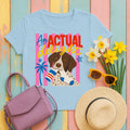 The Actual Delight German Shorthaired Pointer T-Shirt in Light Blue