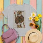 mig2 corgi-queen-playing-card tee flat lay hero v8