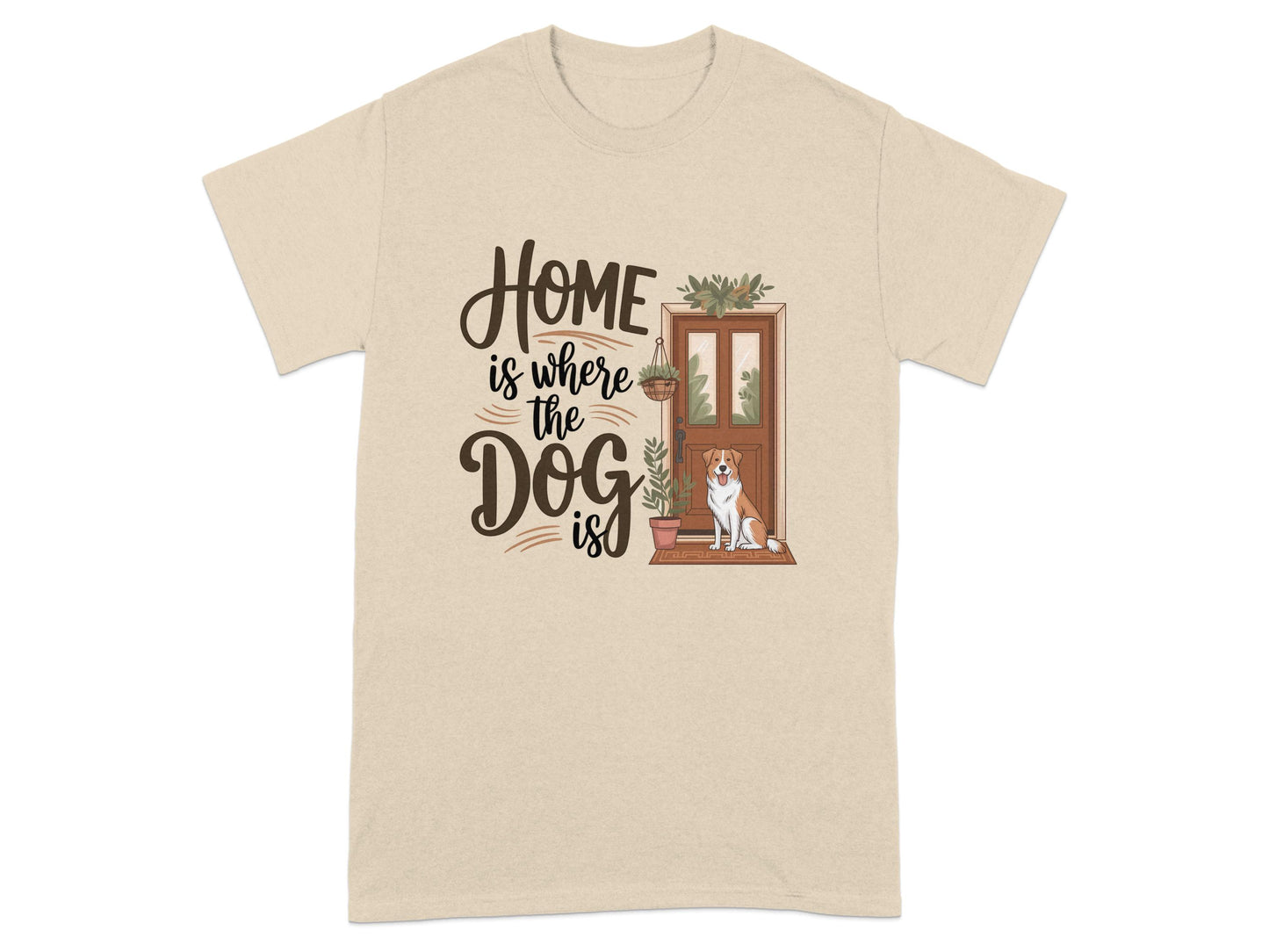 Home Is Where The Dog Is Graphic T-Shirt product