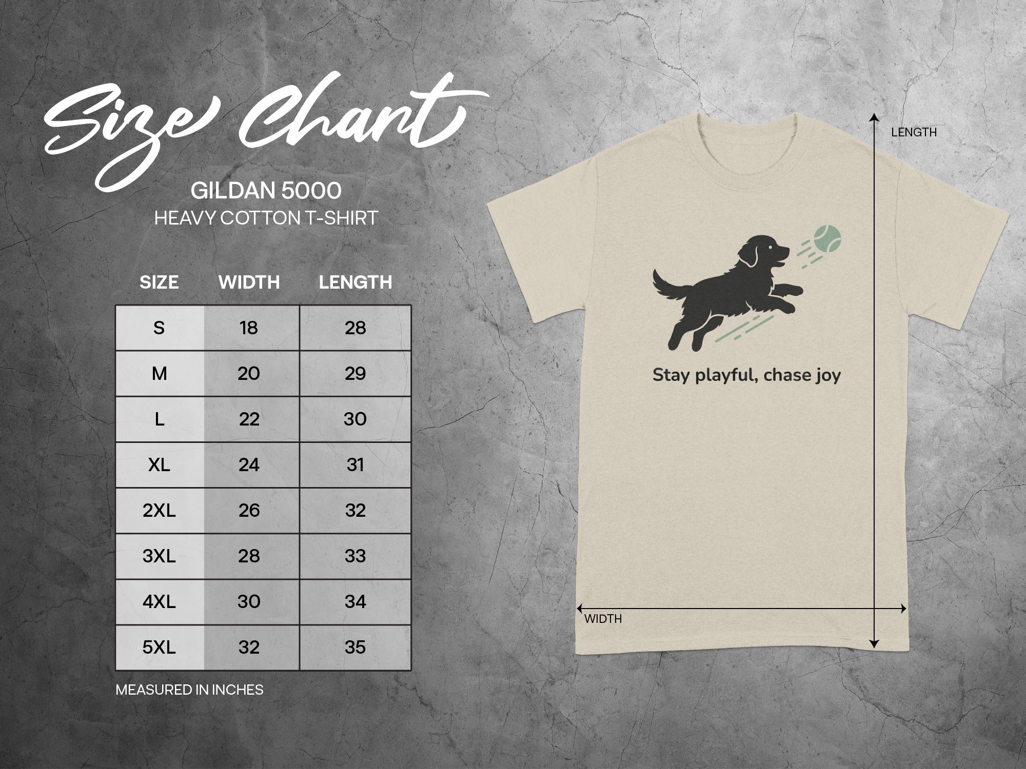 Stay Playful Chase Joy Dog Graphic T-Shirt