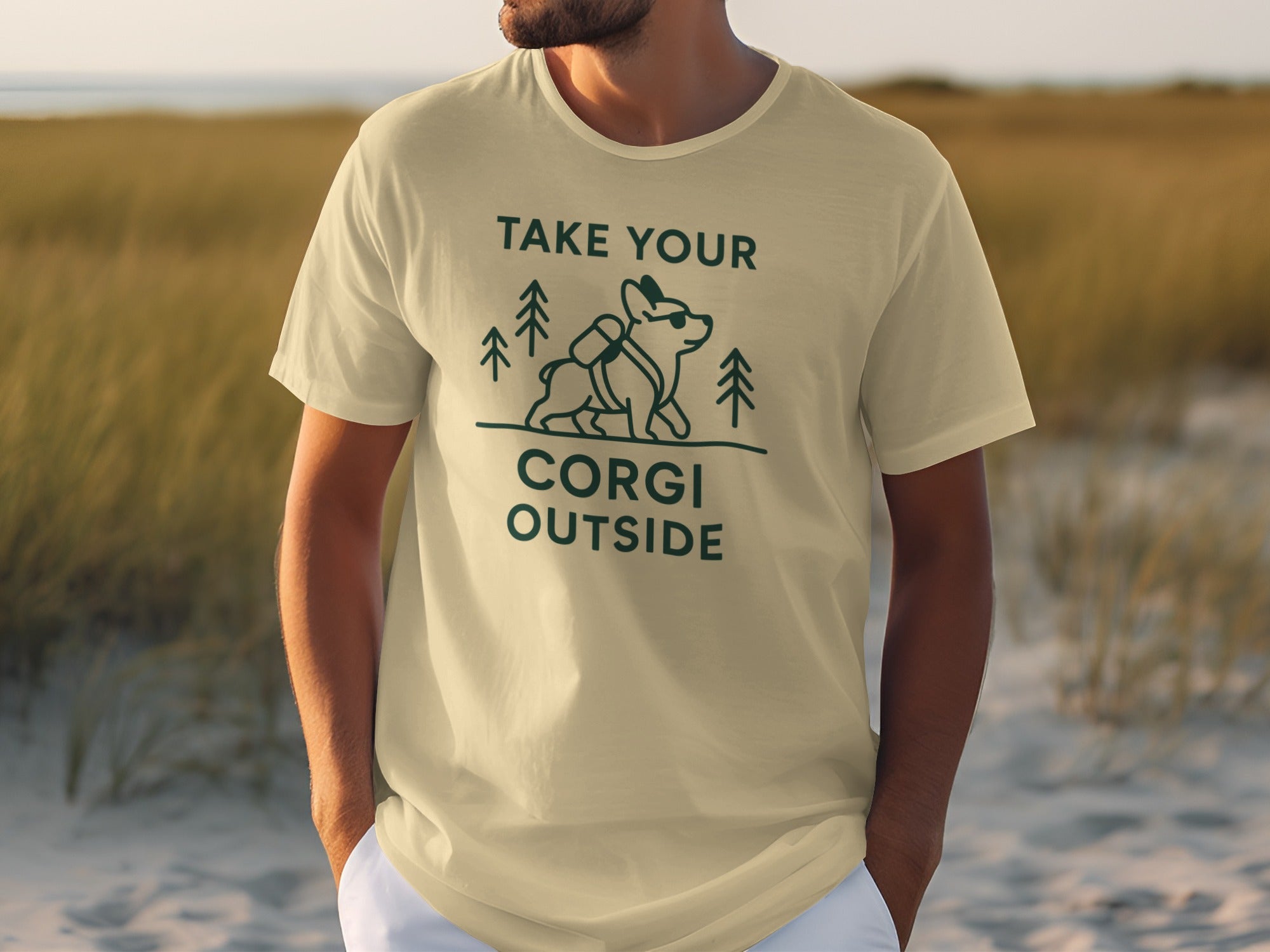 Take Your Corgi Outside Graphic T-Shirt