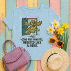 cocker spaniel hero-welcome tee flat lay hero
