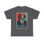 German Shorthaired Pointer Dog Suit Tie Pop Art Illustration Design T-Shirt