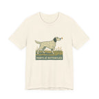 English Setter Points at Butterflies Tee