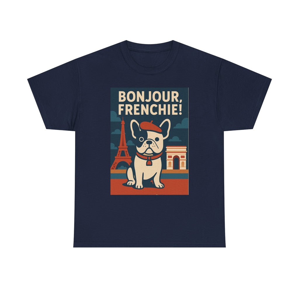Bonjour Frenchie French Bulldog Paris T-Shirt