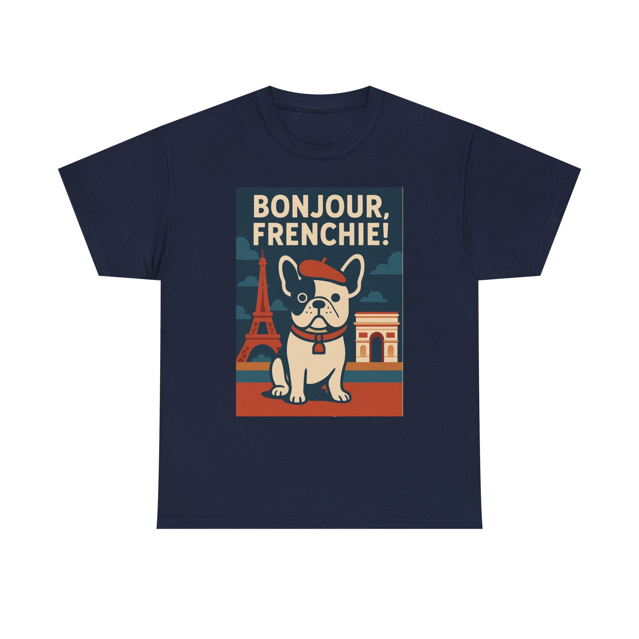 Bonjour Frenchie French Bulldog Paris T-Shirt