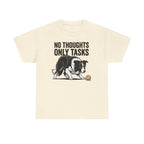No Thoughts Only Tasks Border Collie T-Shirt