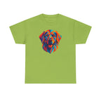 Geometric Golden Retriever Dog Colorful Art T-Shirt