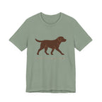 Chocolate Lab Slow Down Enjoy Walks Tee