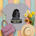 English Cocker Professional Side-Eye Tee in Athletic Heather